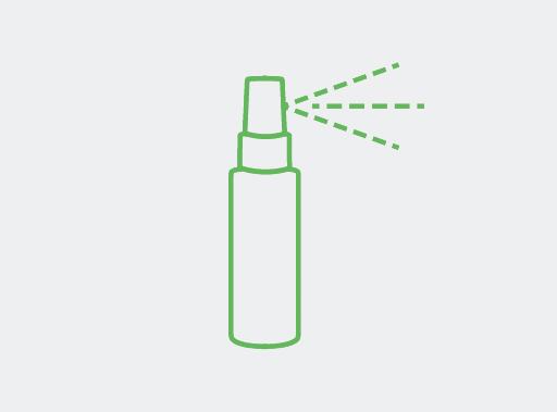 Barrier film spray